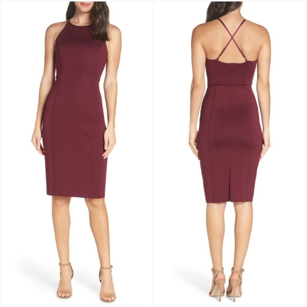Chelsea28 Scuba Sheath Dress Size 8